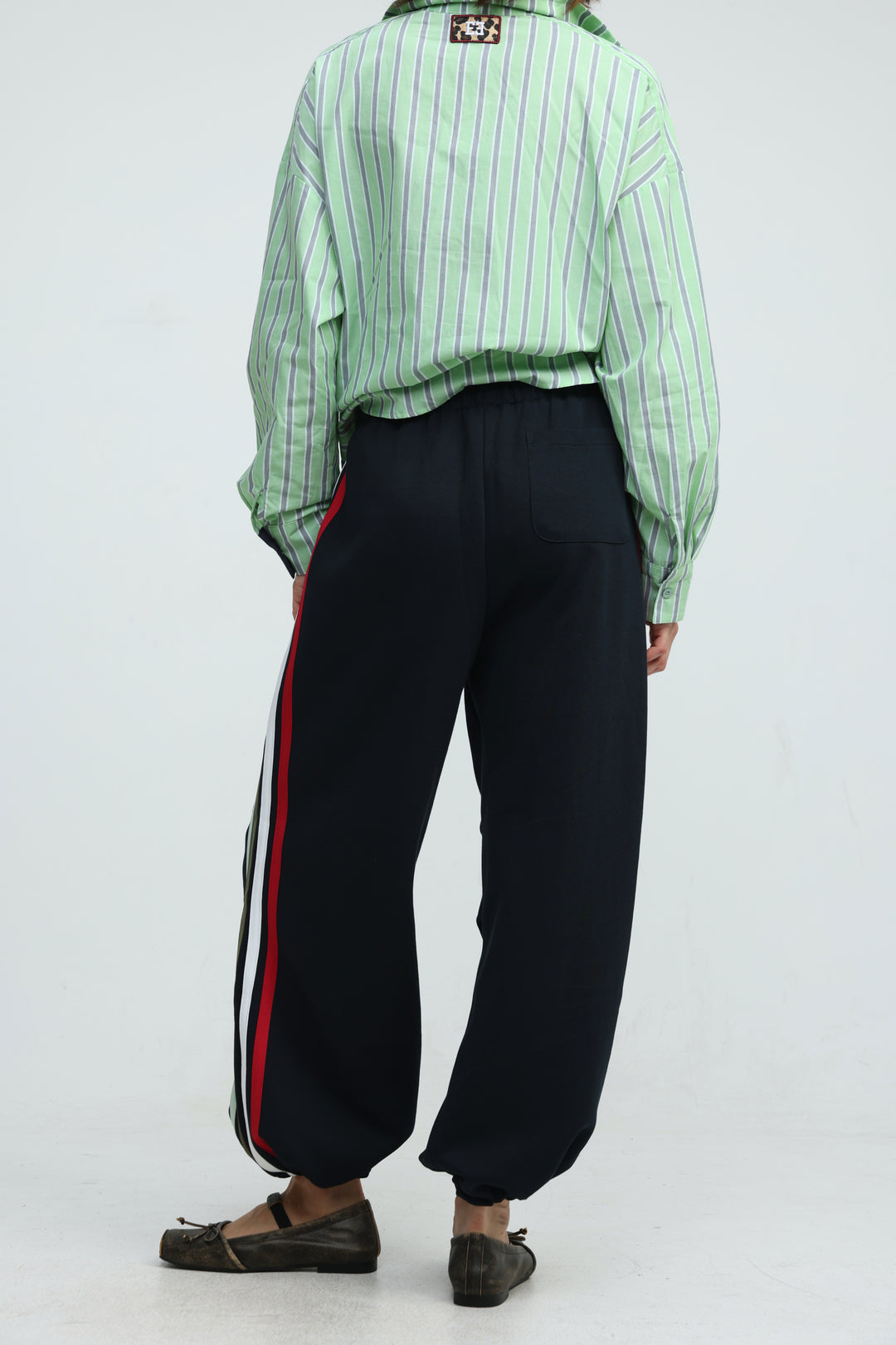 Side Stripes Navy Joggers