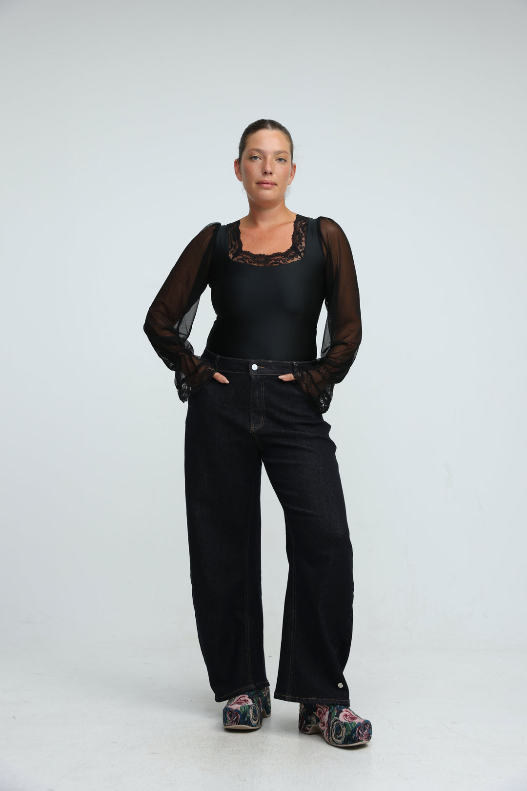 Phase Black Bodysuit