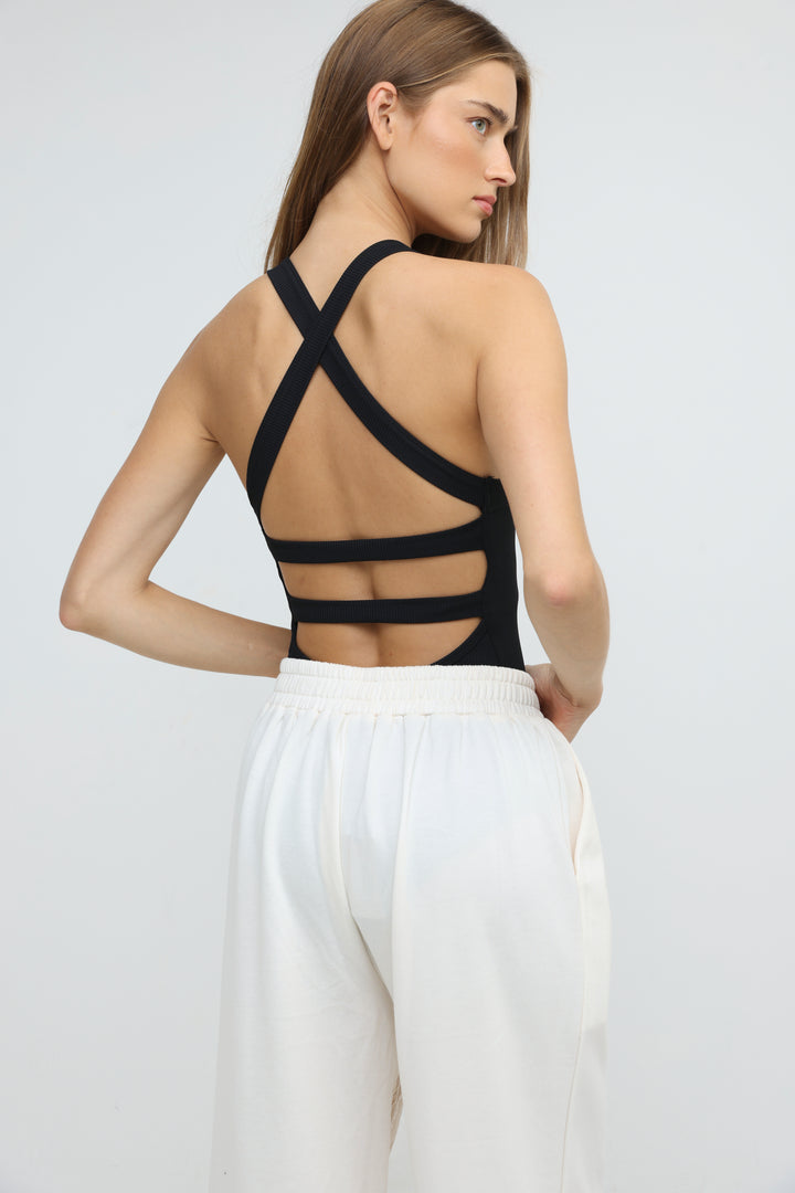 Saba11 Black Bodysuit