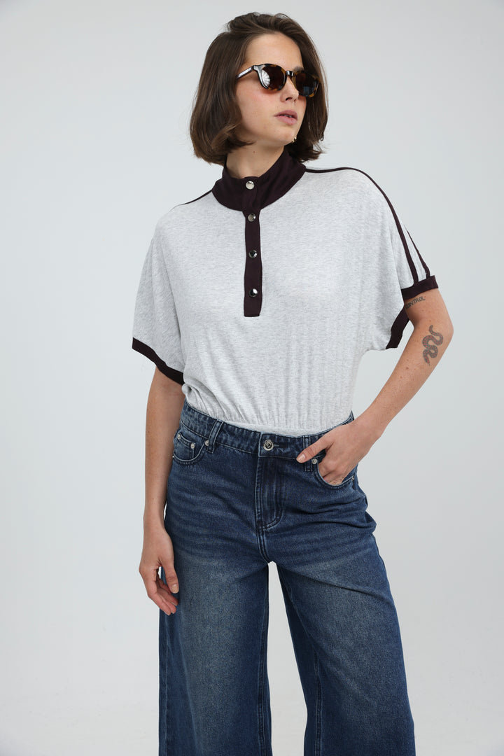 Wanderlight Light Grey Bodysuit
