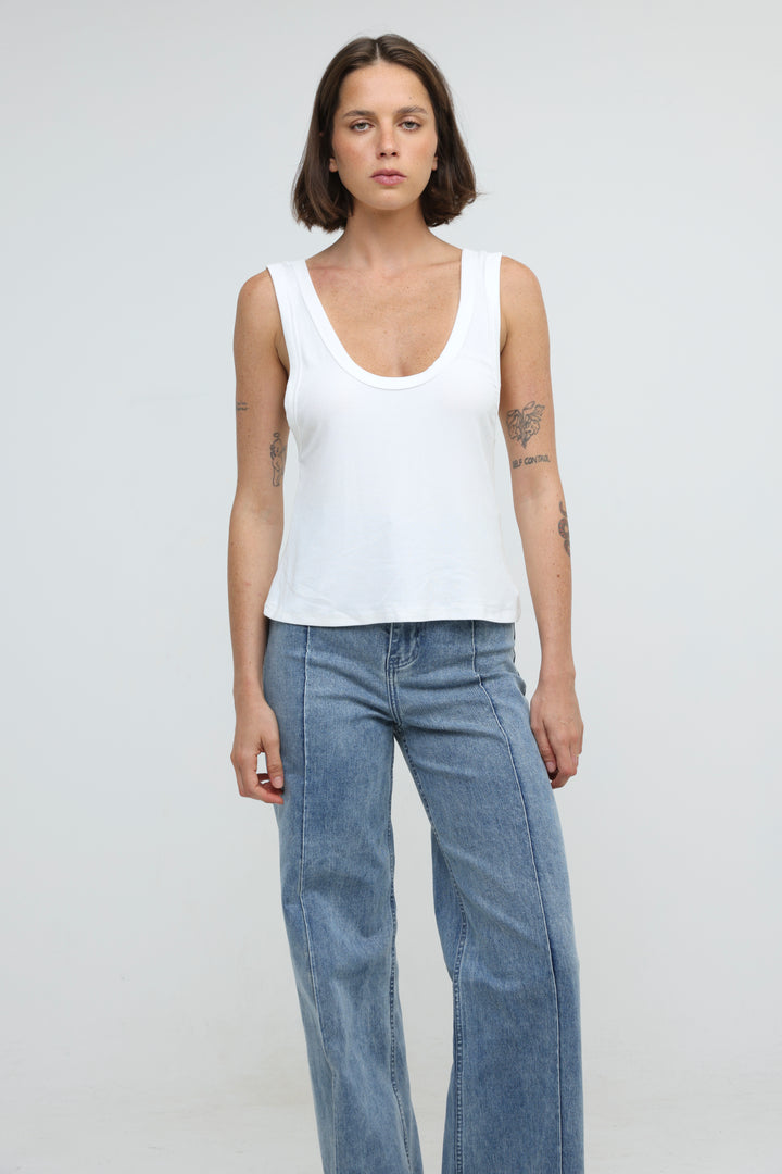 Saba07 White Tank