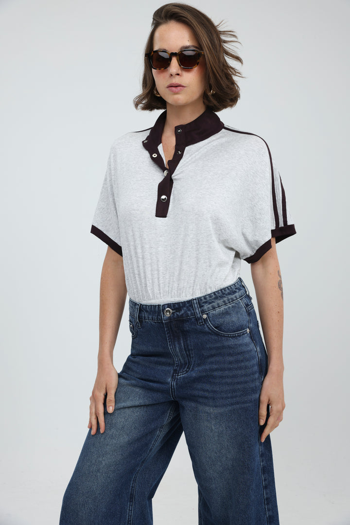 Wanderlight Light Grey Bodysuit
