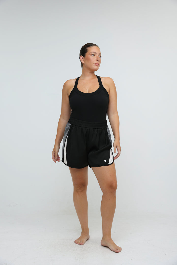 Tree Black Shorts
