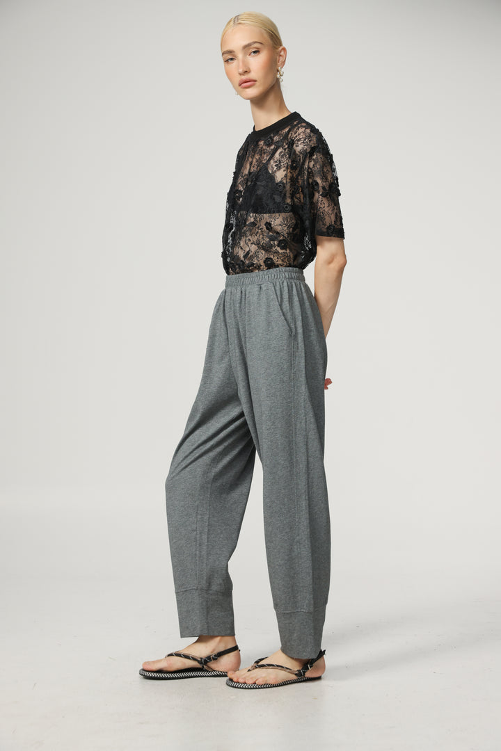 Cal Black Lace T-Shirt