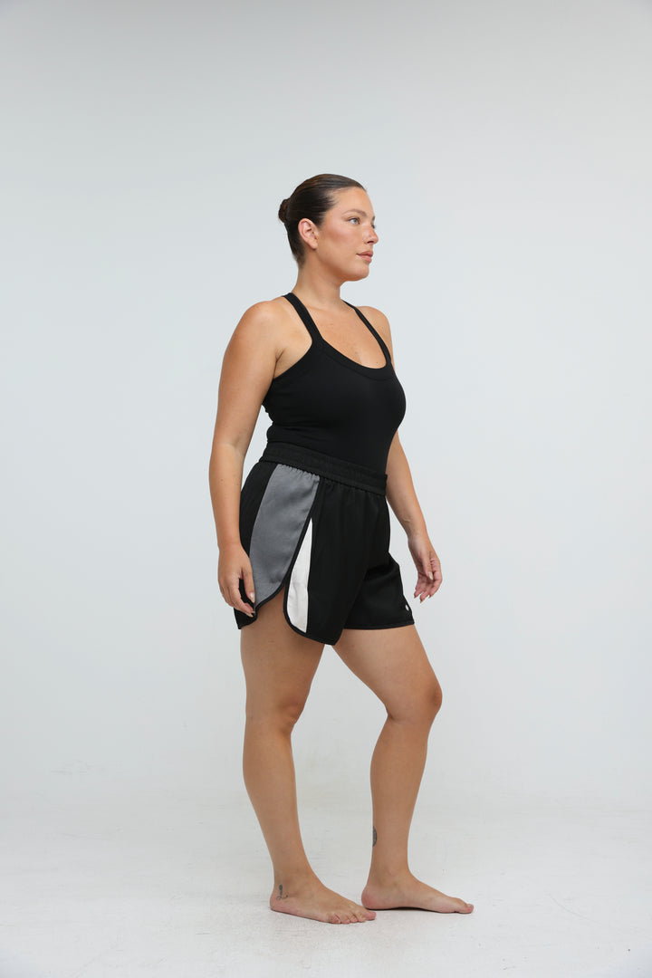 Tree Black Shorts