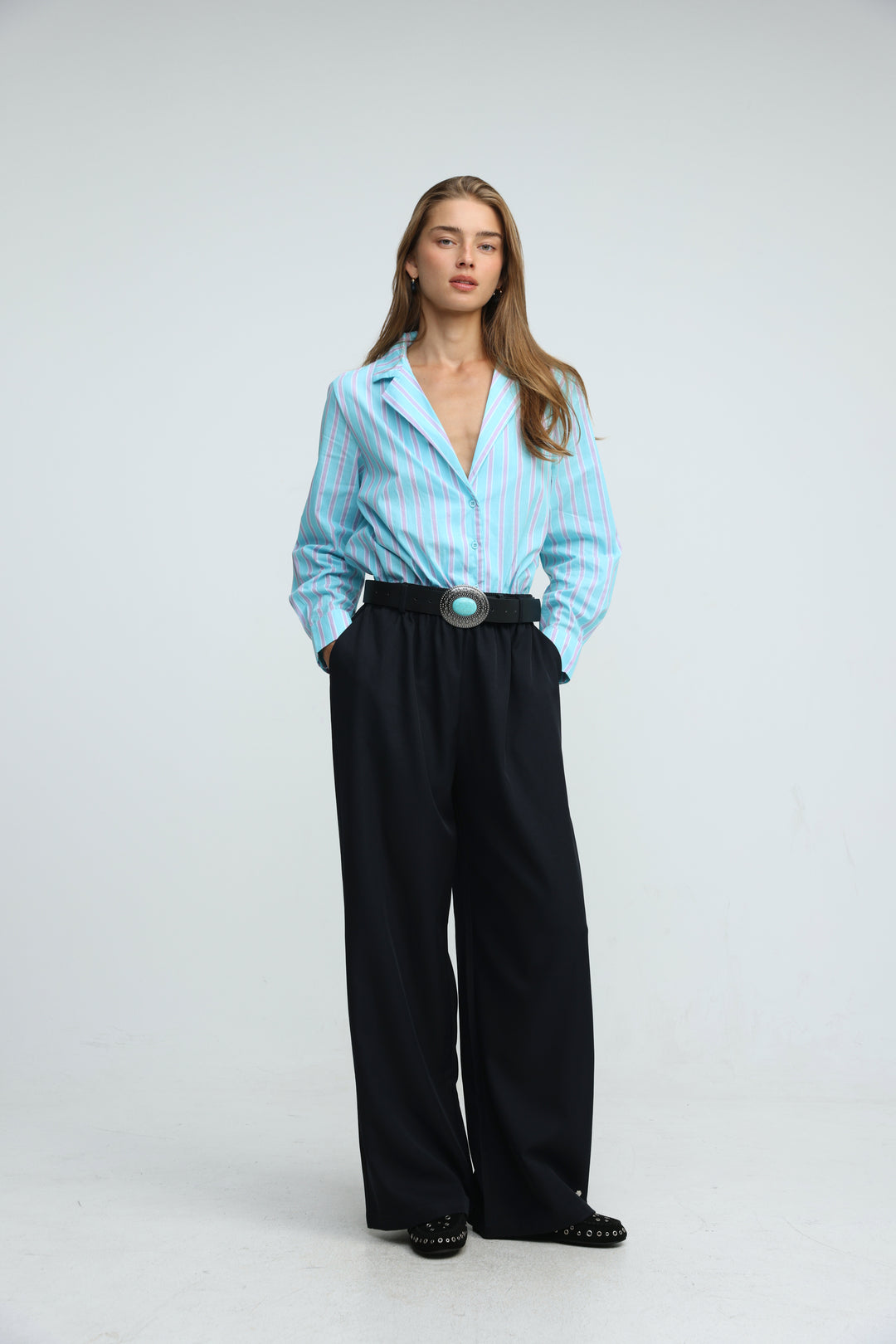 Supervisor Blue Stripes Bodysuit