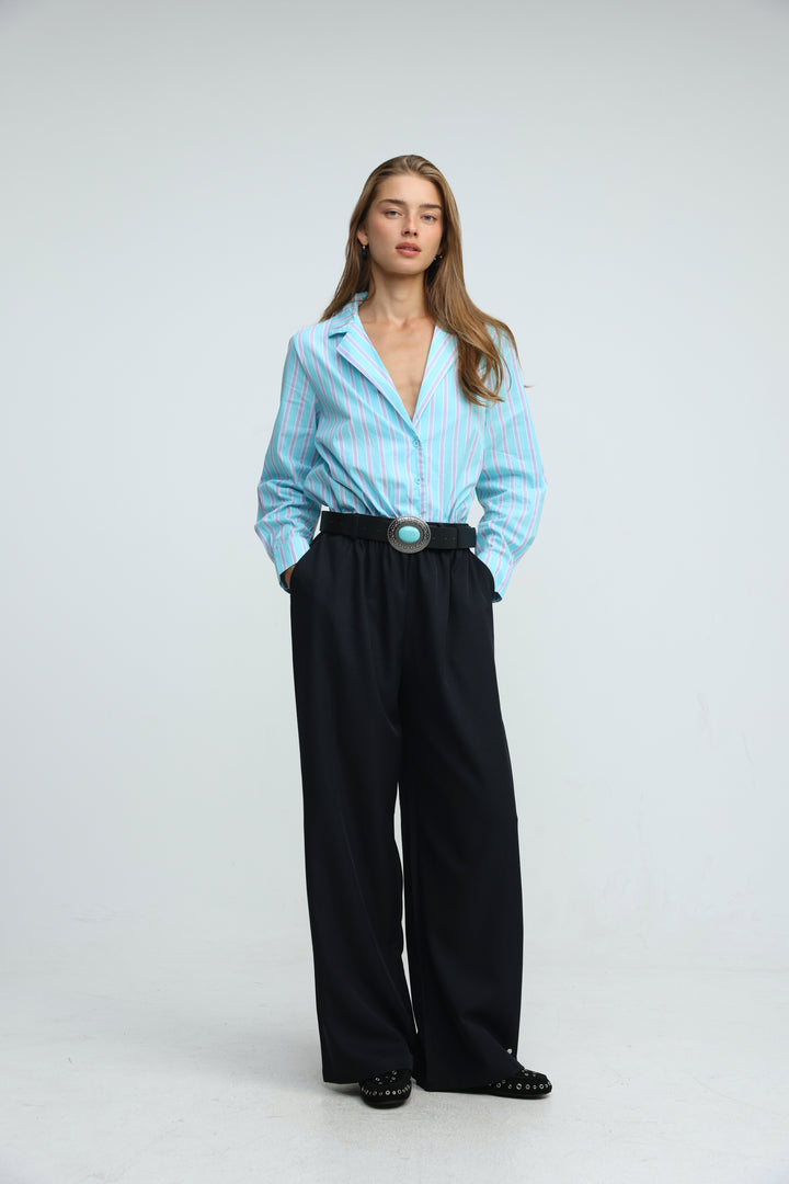Supervisor Blue Stripes Bodysuit
