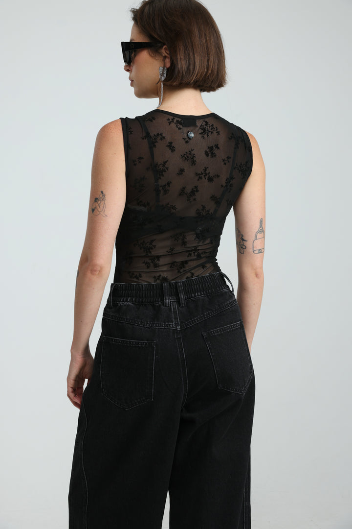 Hype Black Bodysuit