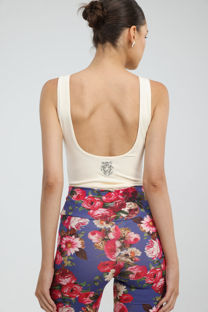 Solara Cream Rib Bodysuit