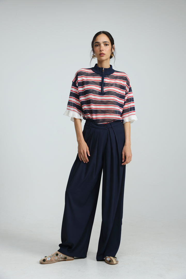 Todi Navy Bottoms