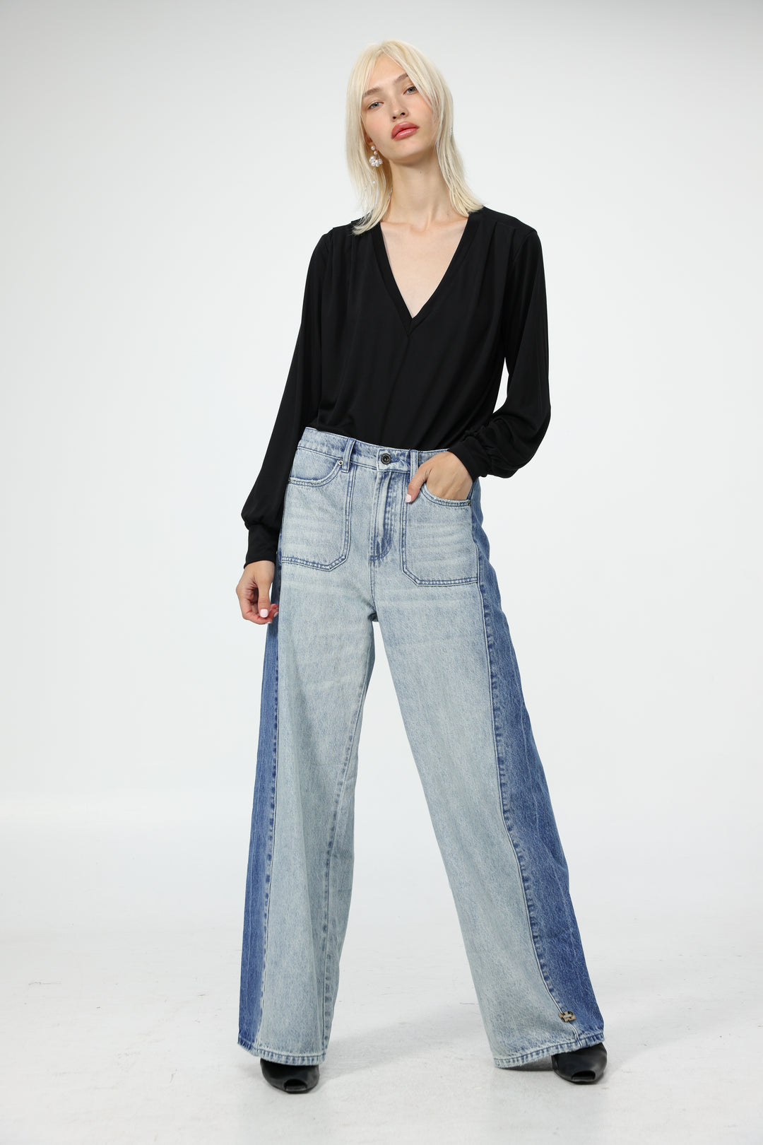 Just V Black Shirt