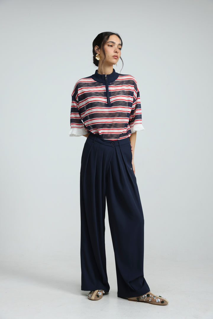 Todi Navy Bottoms