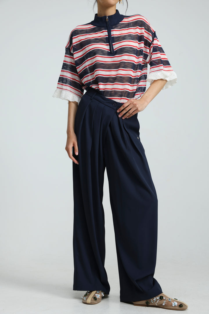 Todi Navy Bottoms