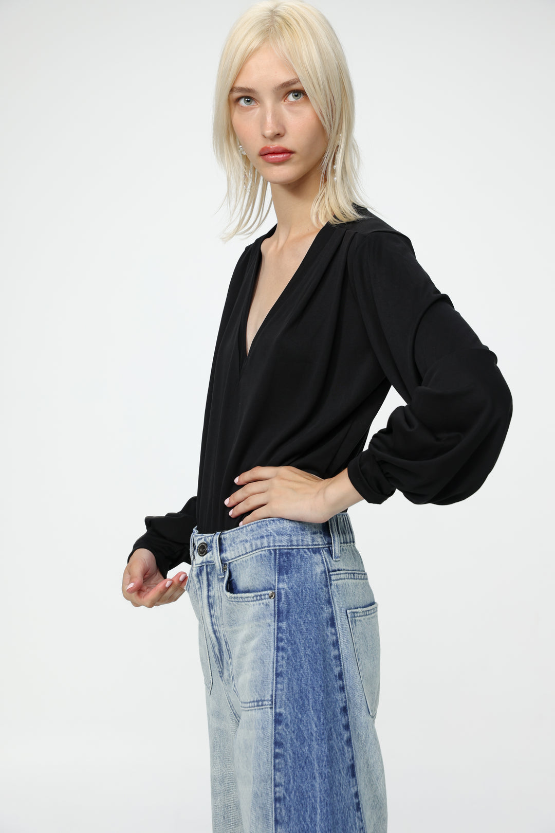 Just V Black Shirt
