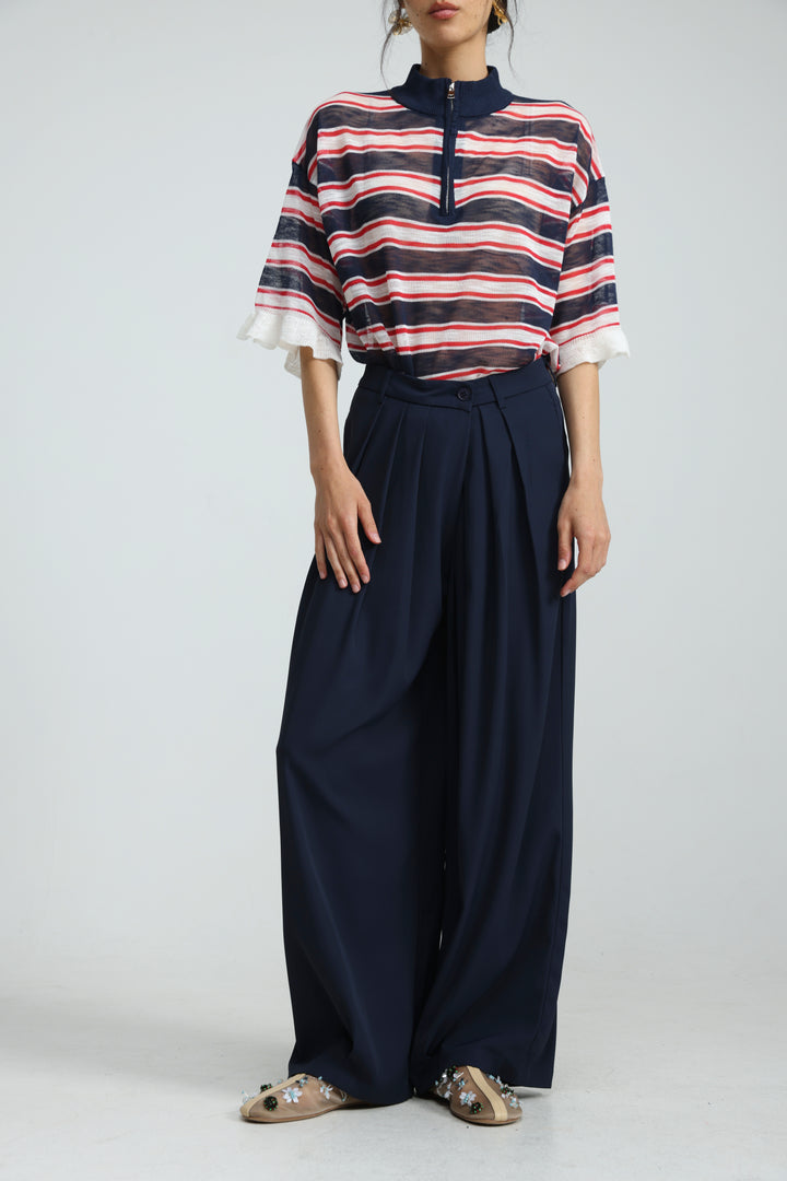 Todi Navy Bottoms