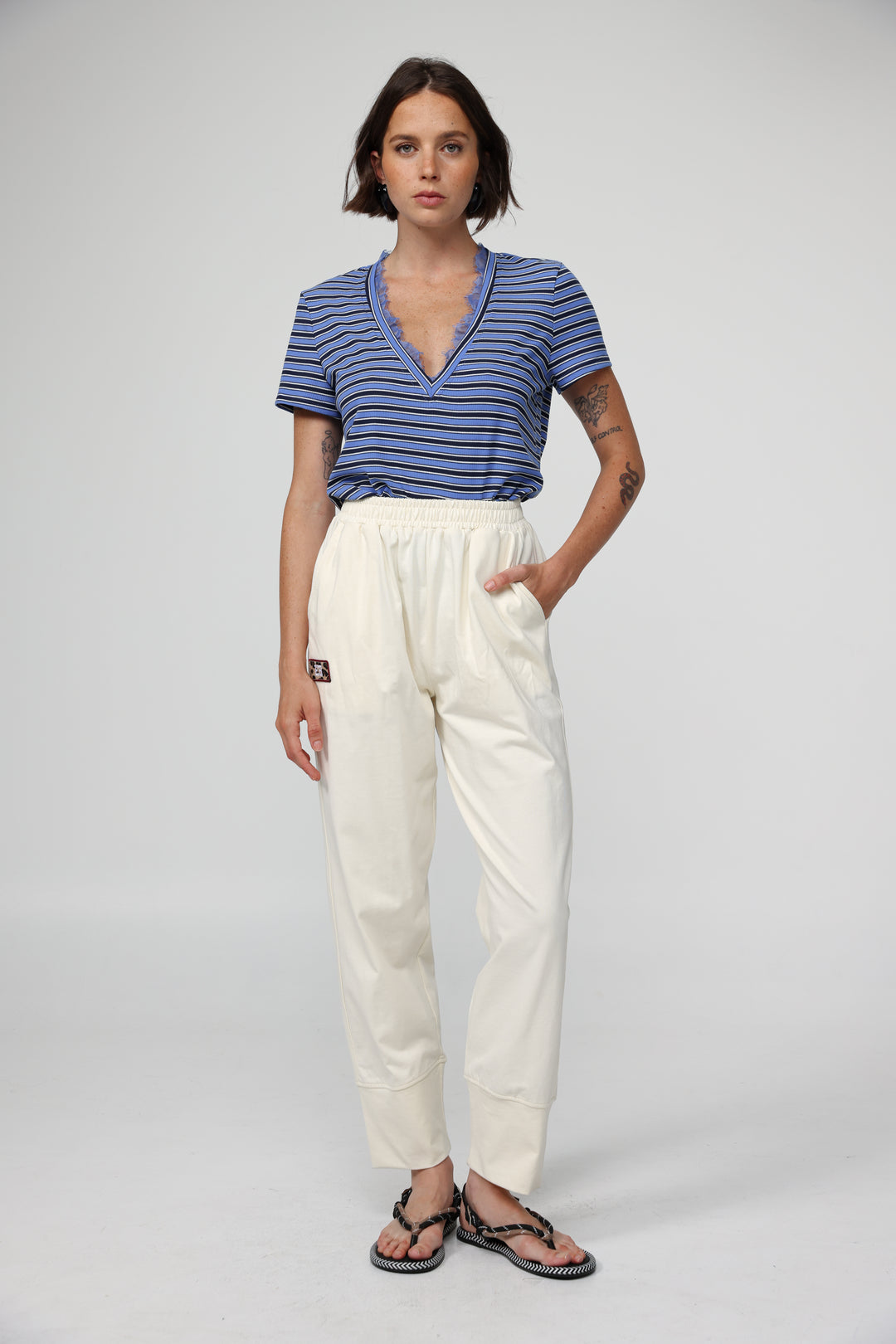 Mystery Blue Striped T-Shirt