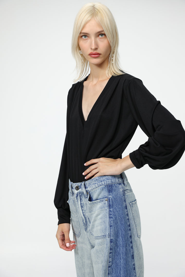 Just V Black Shirt
