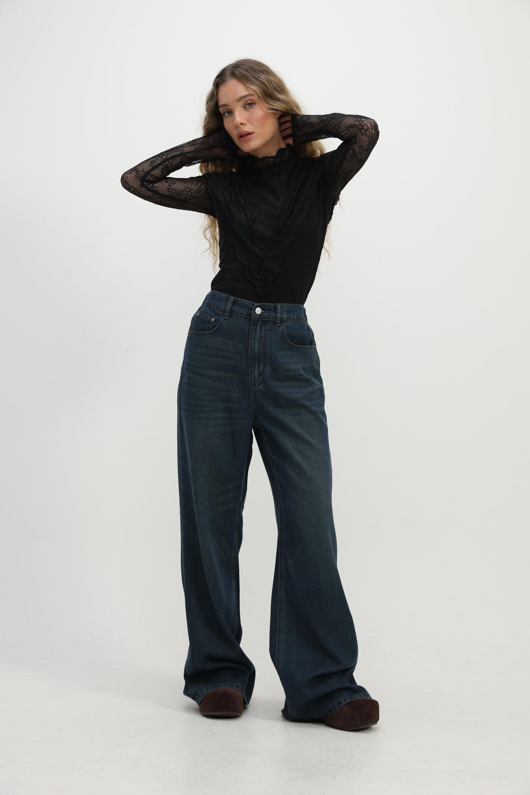 Honey Dark Blue Denim