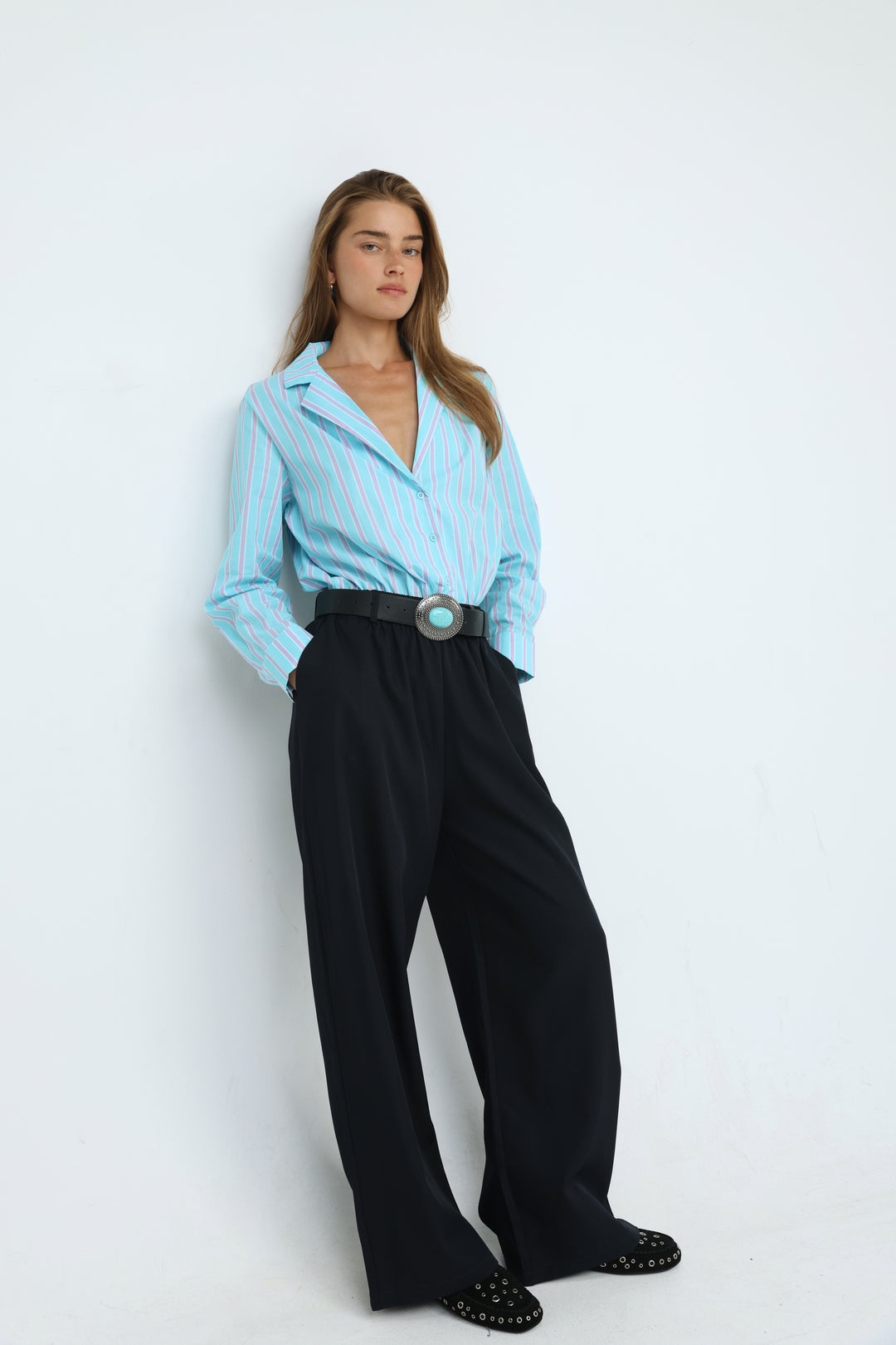 Supervisor Blue Stripes Bodysuit