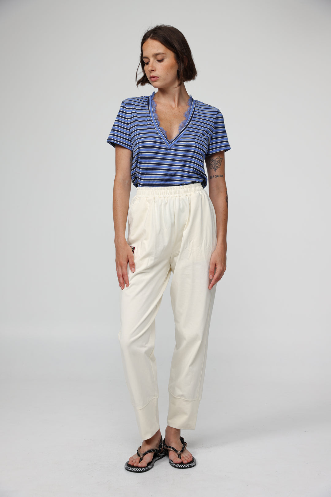 Mystery Blue Striped T-Shirt