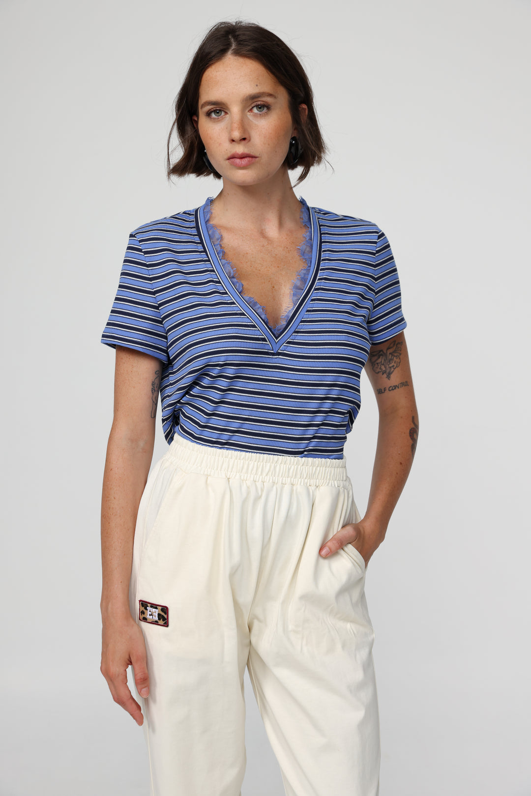 Mystery Blue Striped T-Shirt