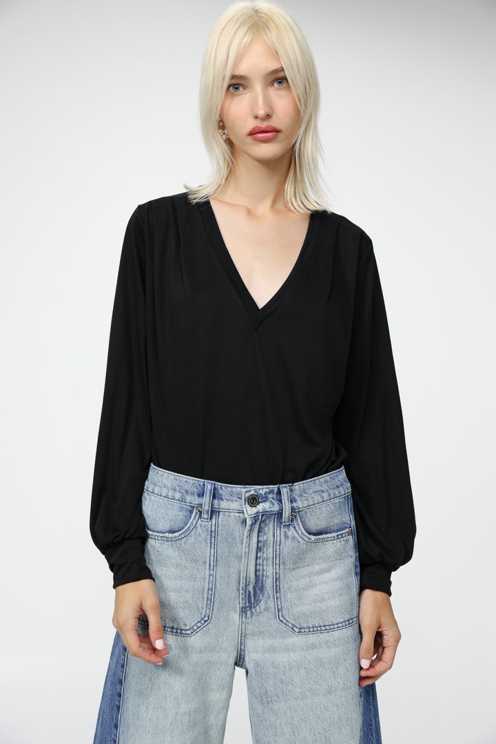 Just V Black Shirt