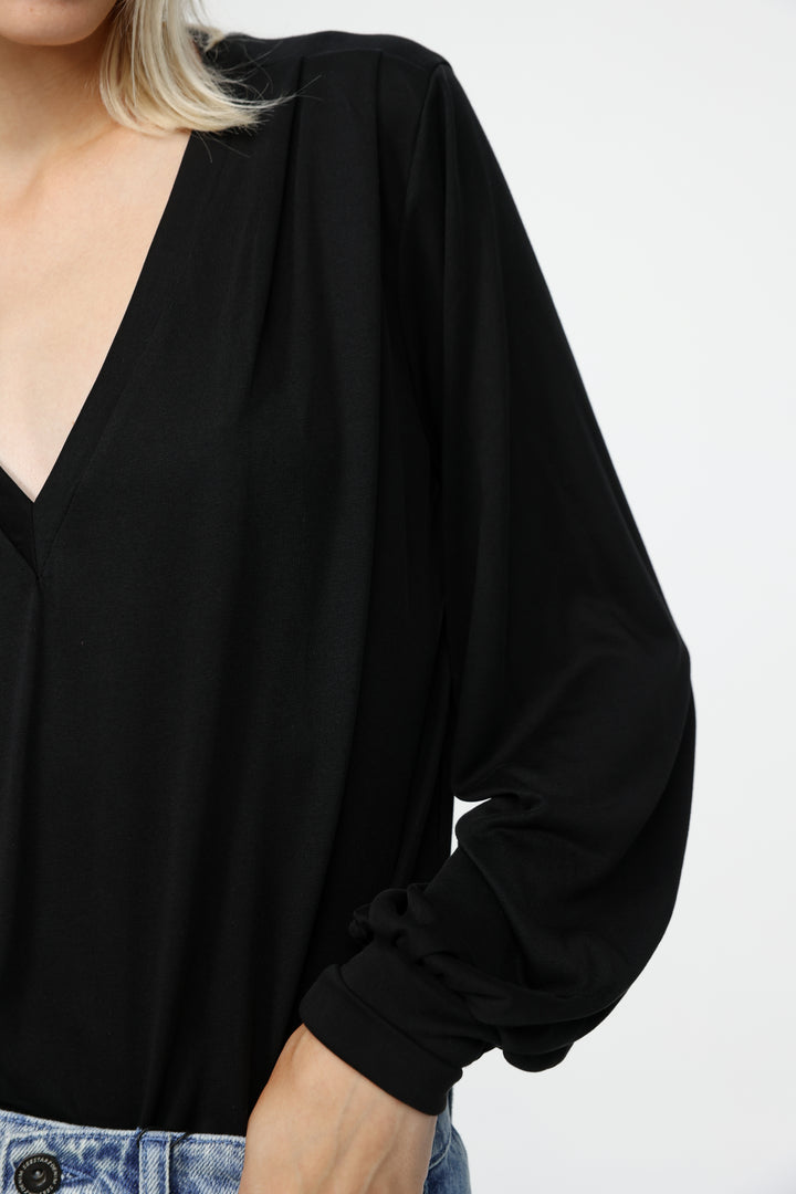 Just V Black Shirt