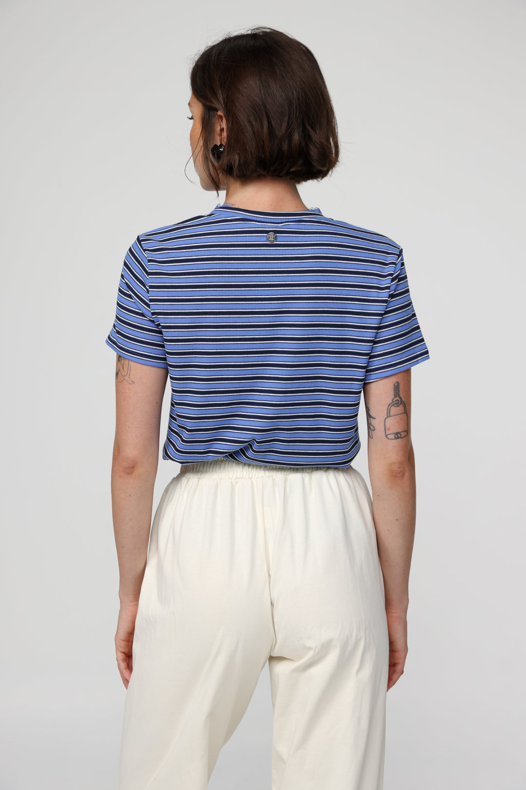 Mystery Blue Striped T-Shirt
