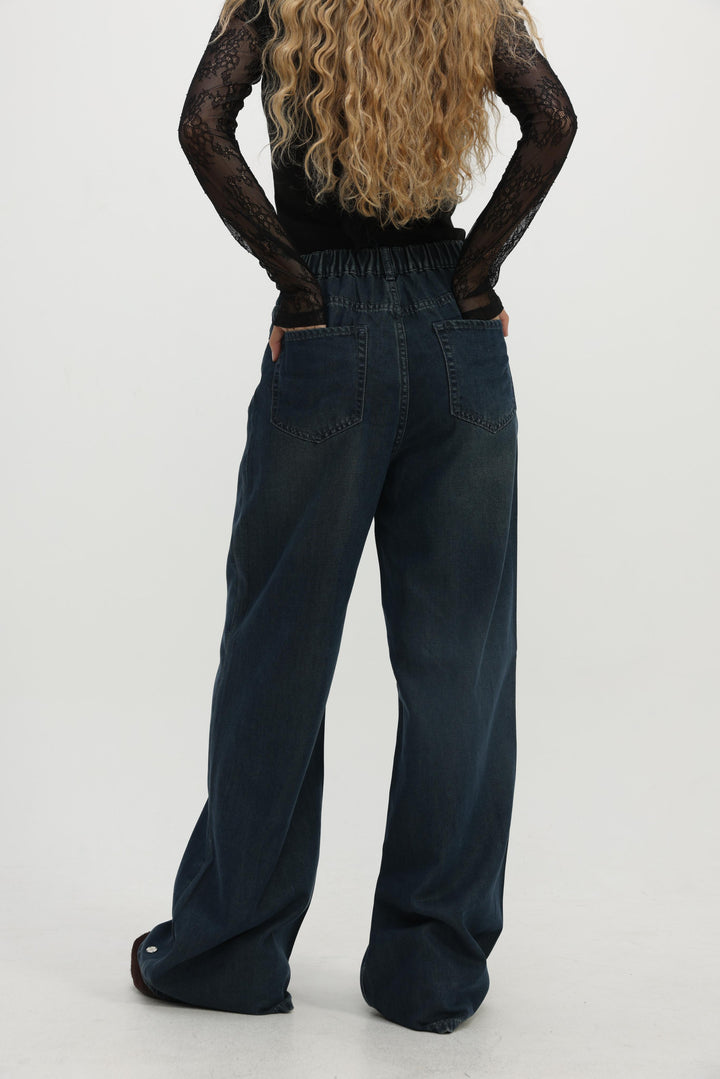 Honey Dark Blue Denim