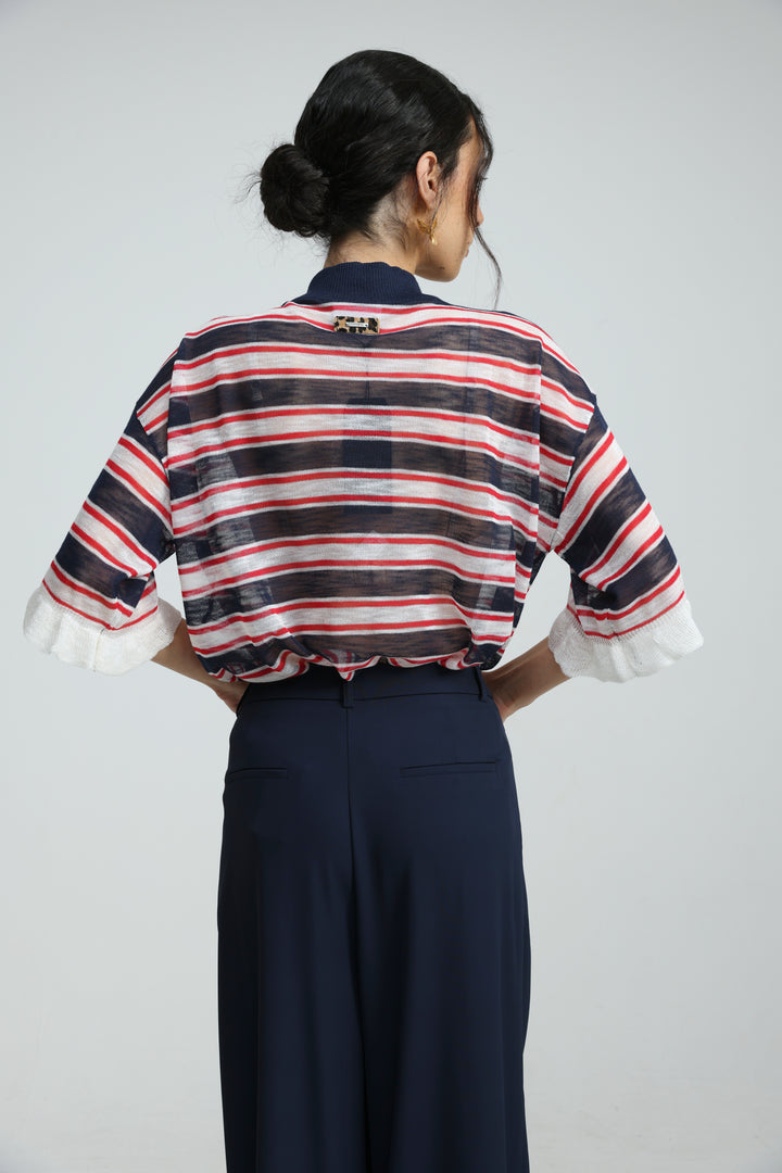 Dusk Navy Stripes Polo