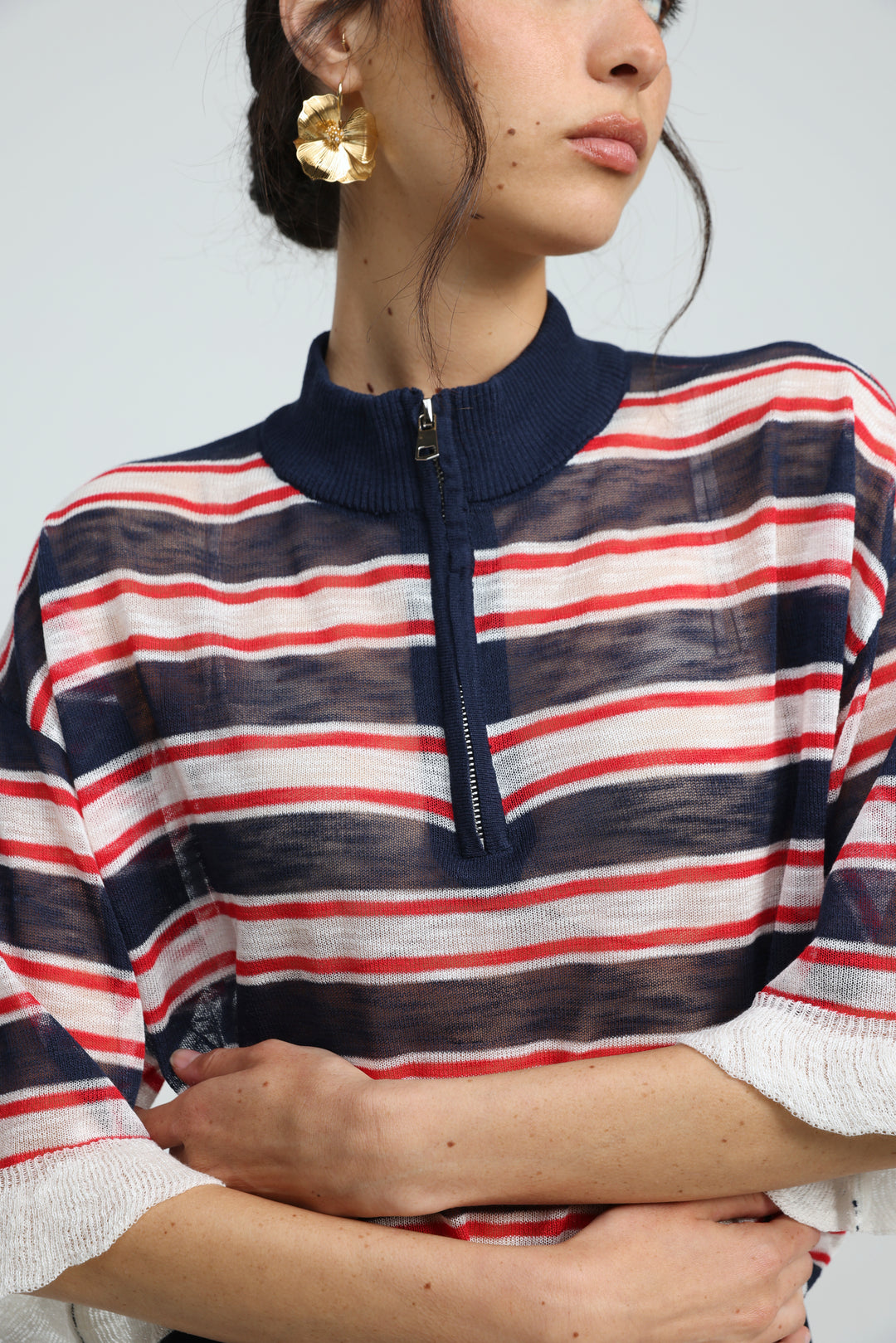 Dusk Navy Stripes Polo