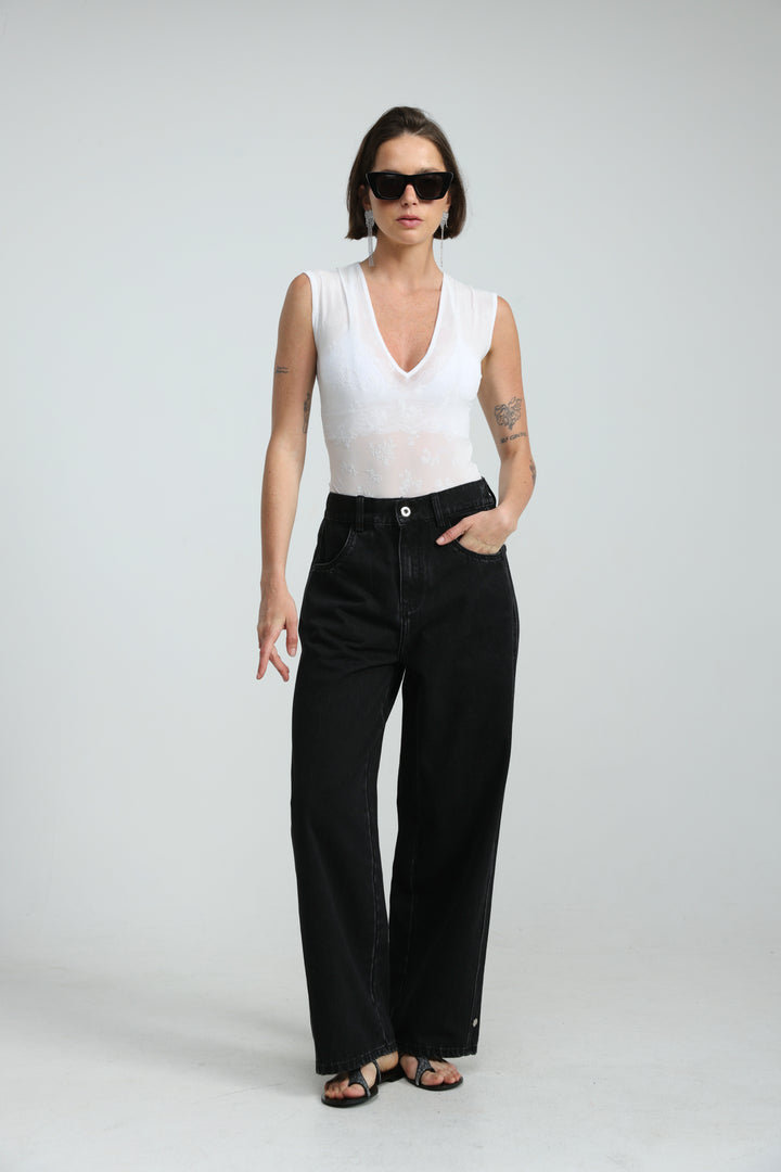 Hype White Bodysuit