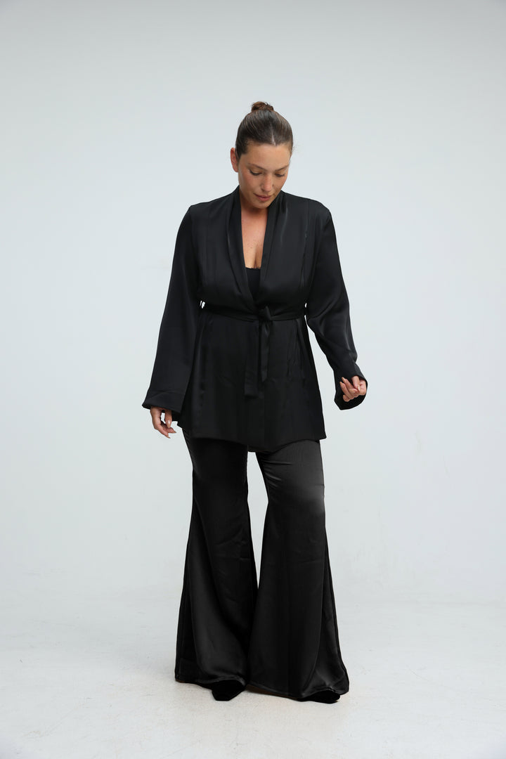 Frisson Brown Kimono