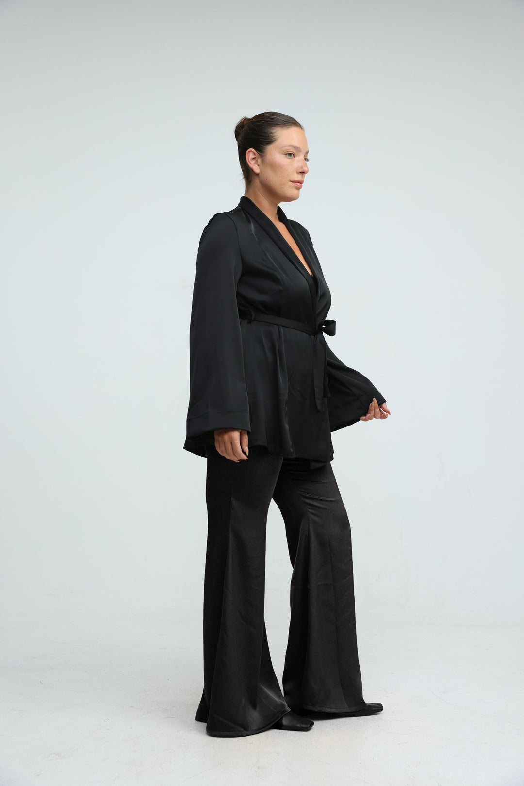 Frisson Brown Kimono