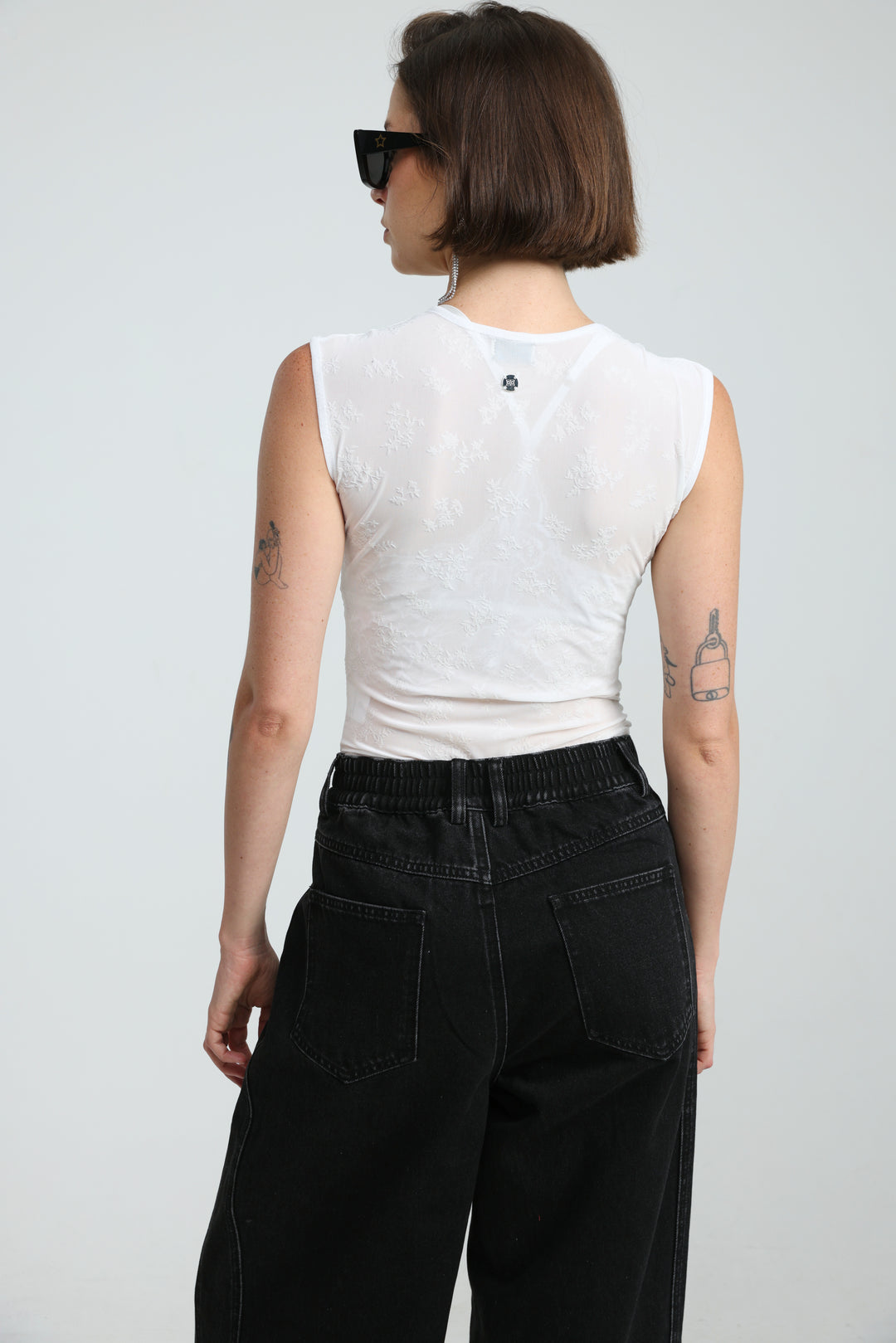 Hype White Bodysuit