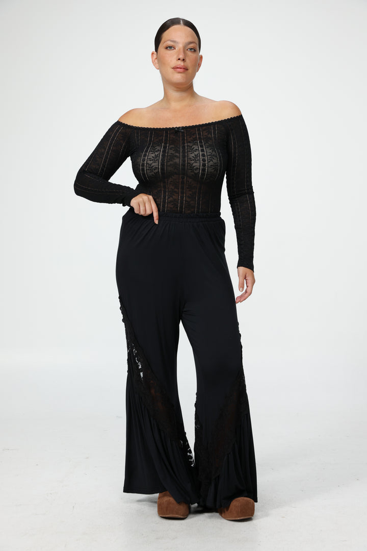 Free Black Lace Bottoms