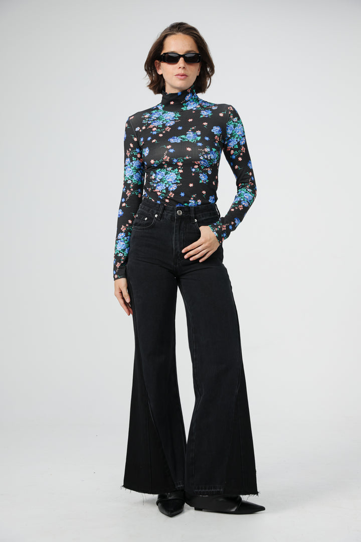 Principle Black Floral Shirt