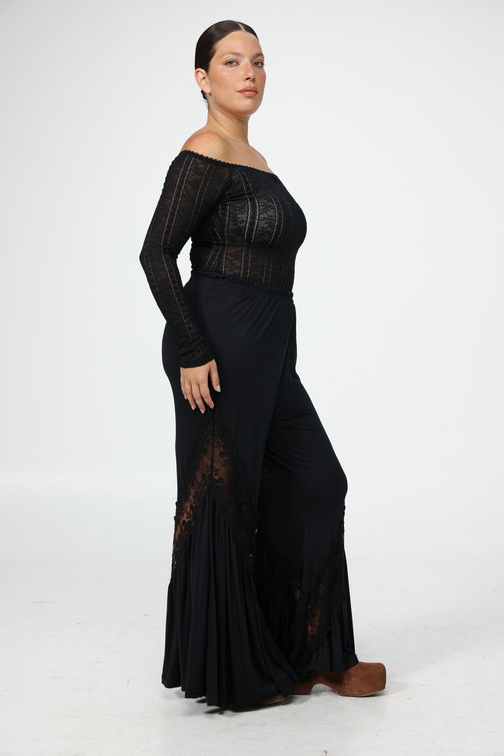 Free Black Lace Bottoms