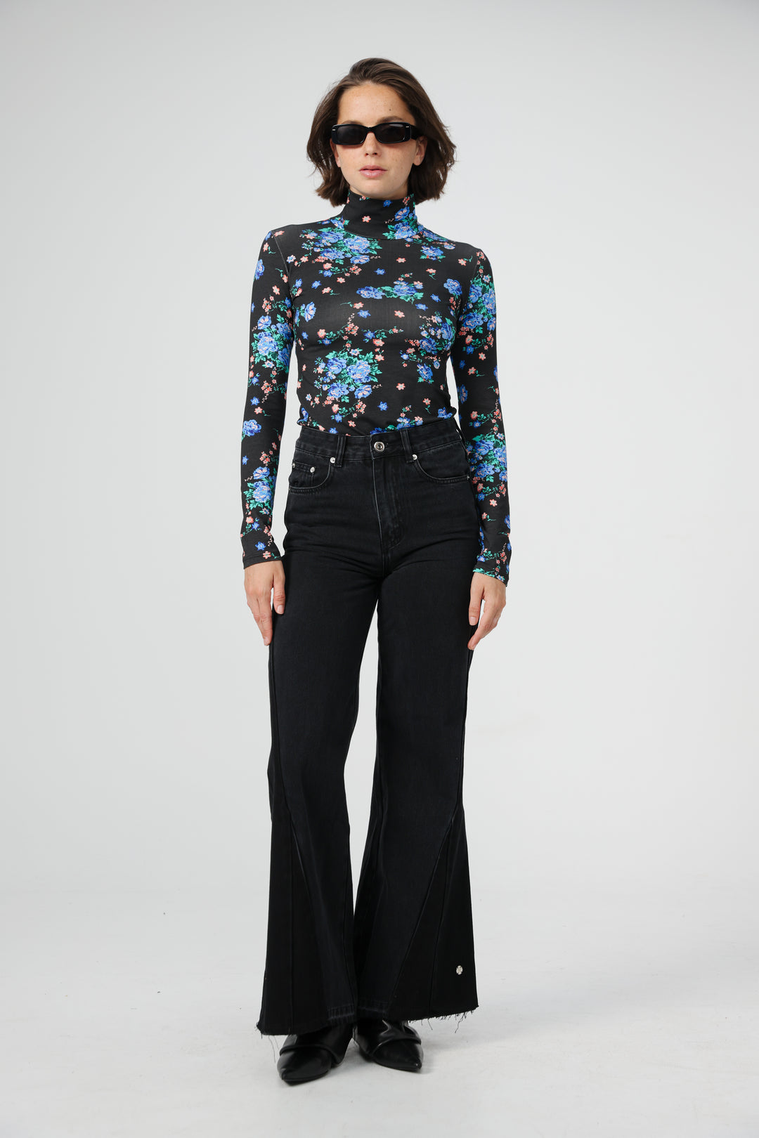 Star 501 Black Mix Wide Denim