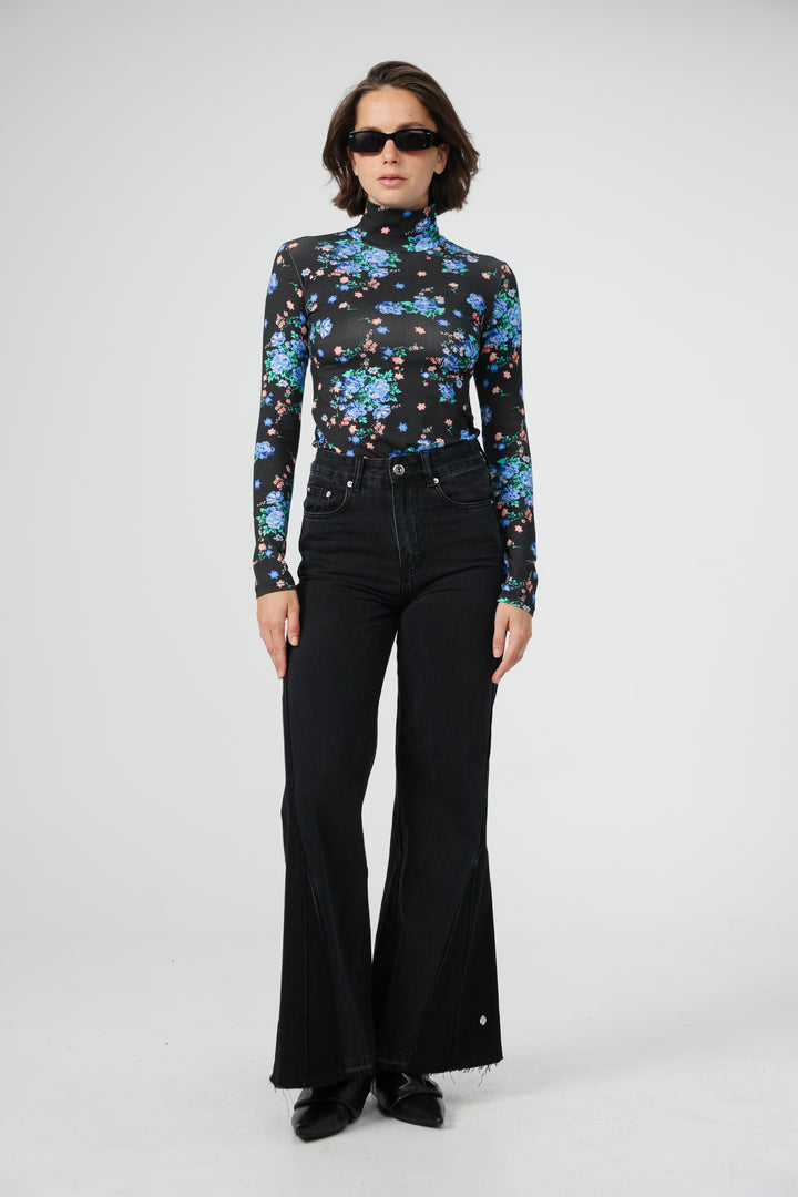 Star 501 Black Mix Wide Denim