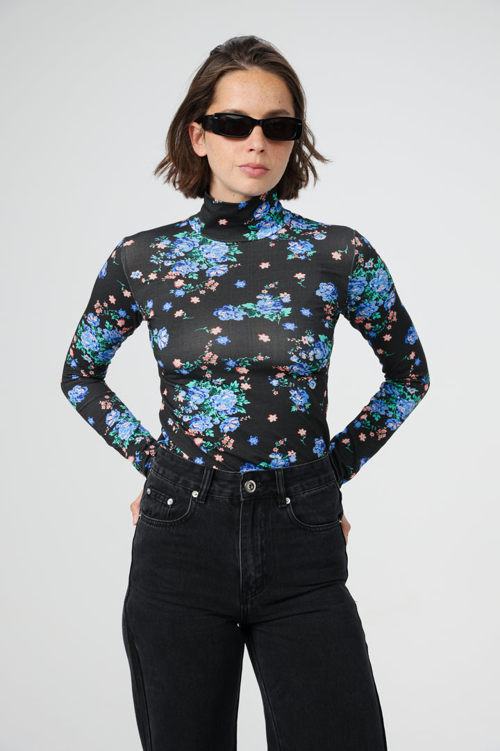 Principle Black Floral Shirt