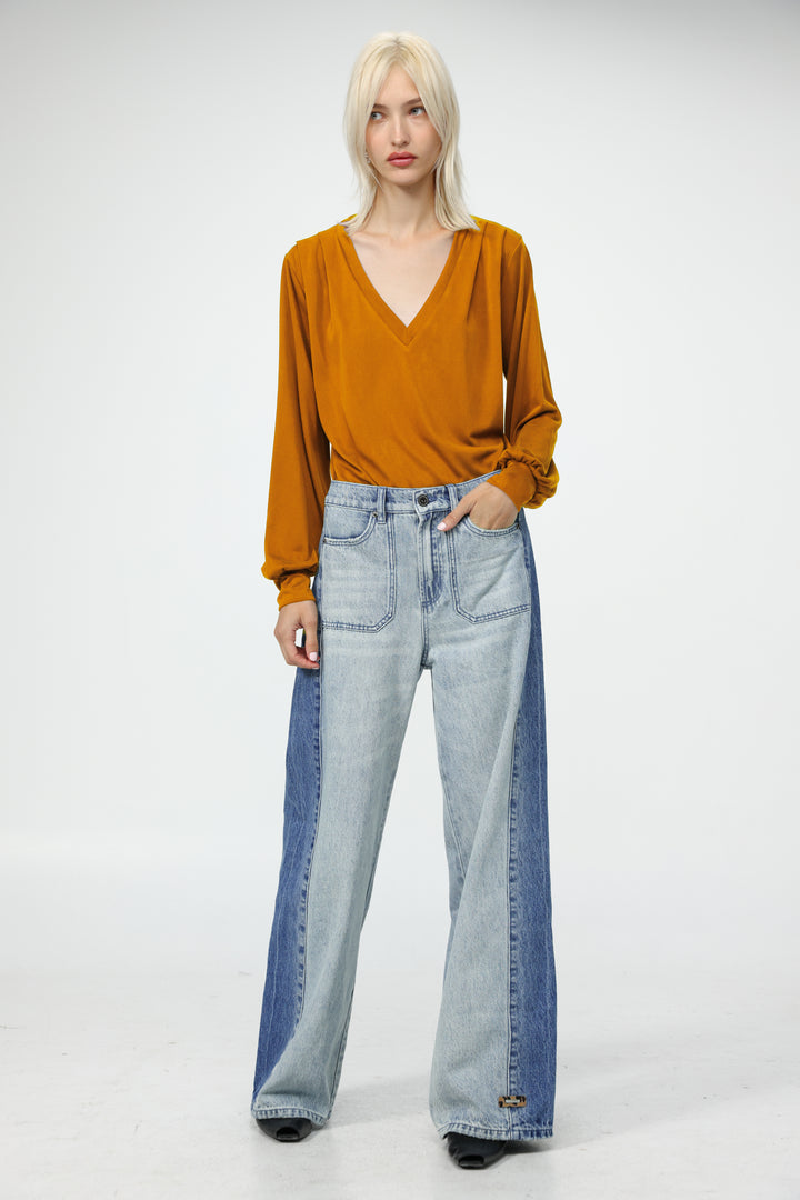 Just V Mustard Shirt