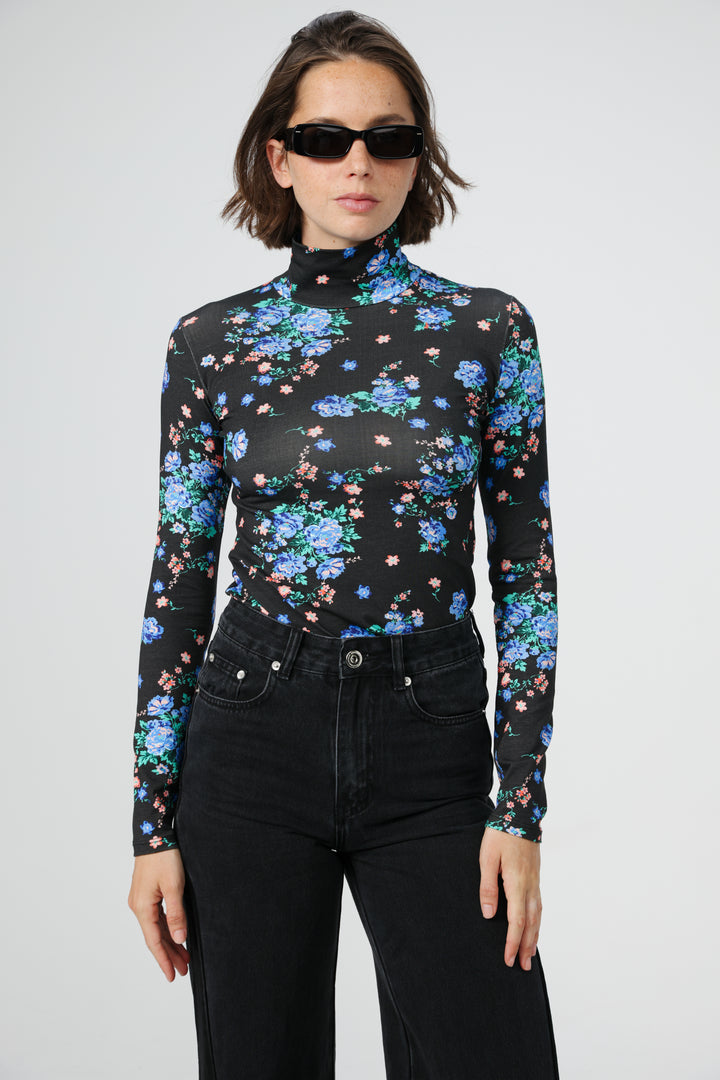 Principle Black Floral Shirt