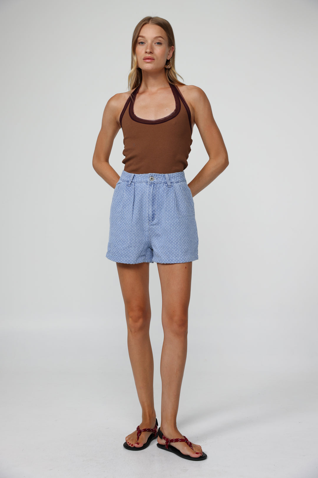 Joe Light Blue Denim Shorts