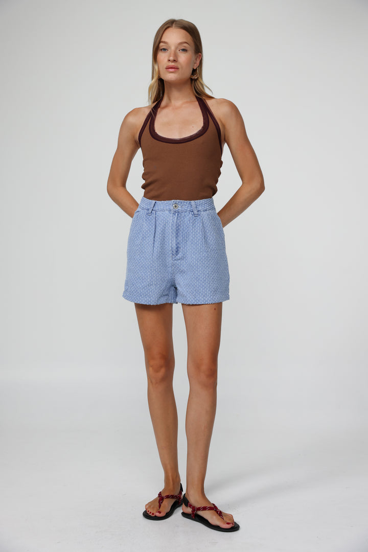 Joe Light Blue Denim Shorts