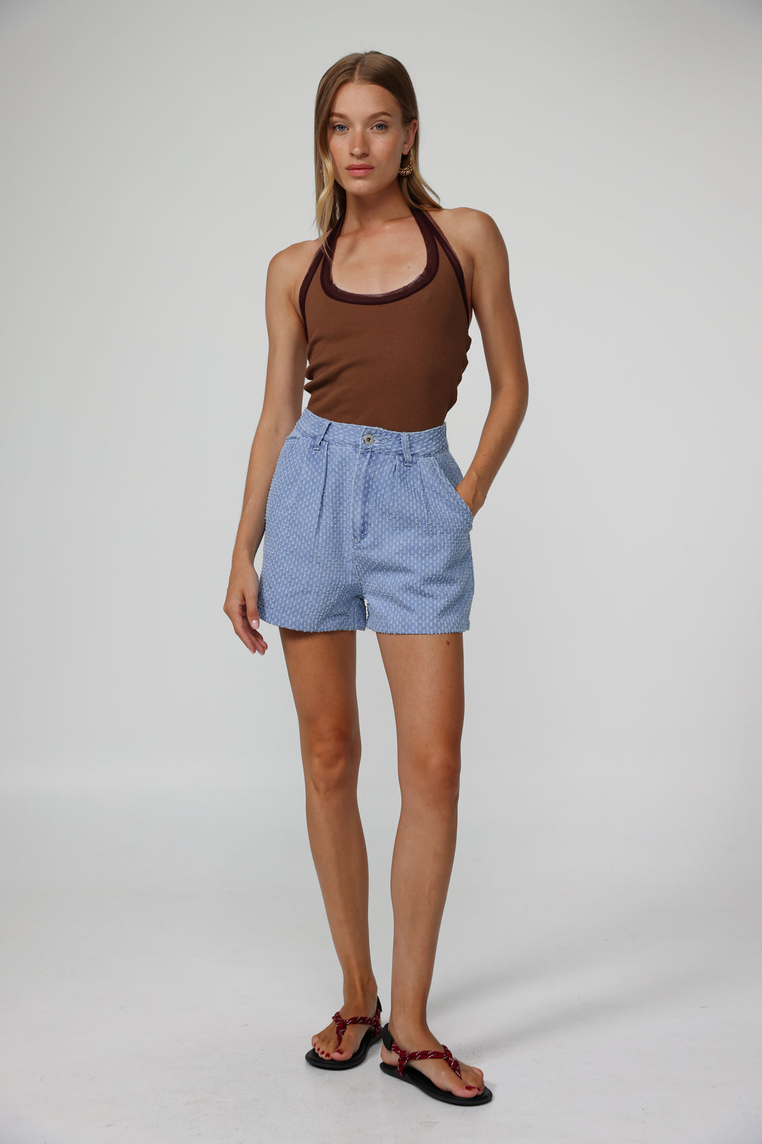 Joe Light Blue Denim Shorts