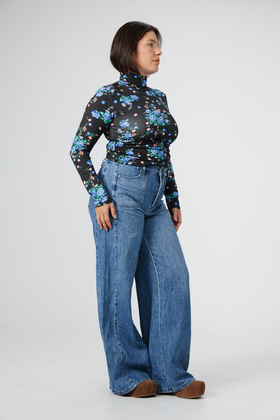 Principle Black Floral Shirt