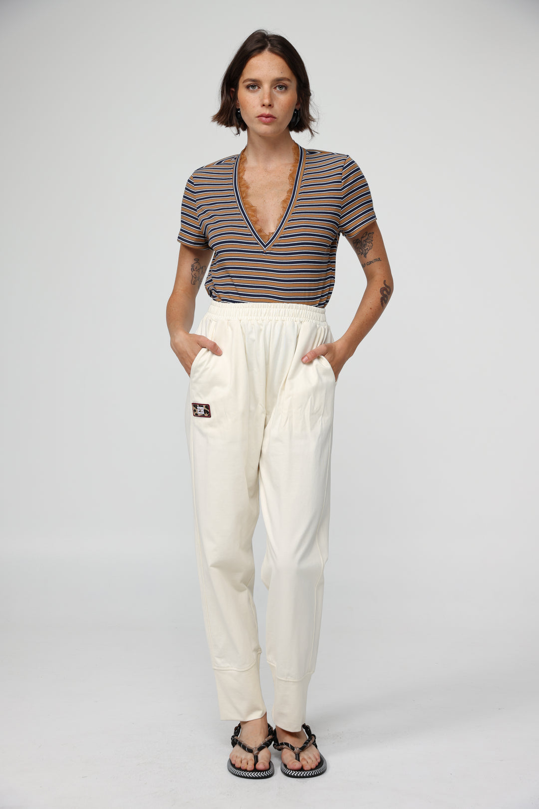 Mystery Camel Striped T-Shirt