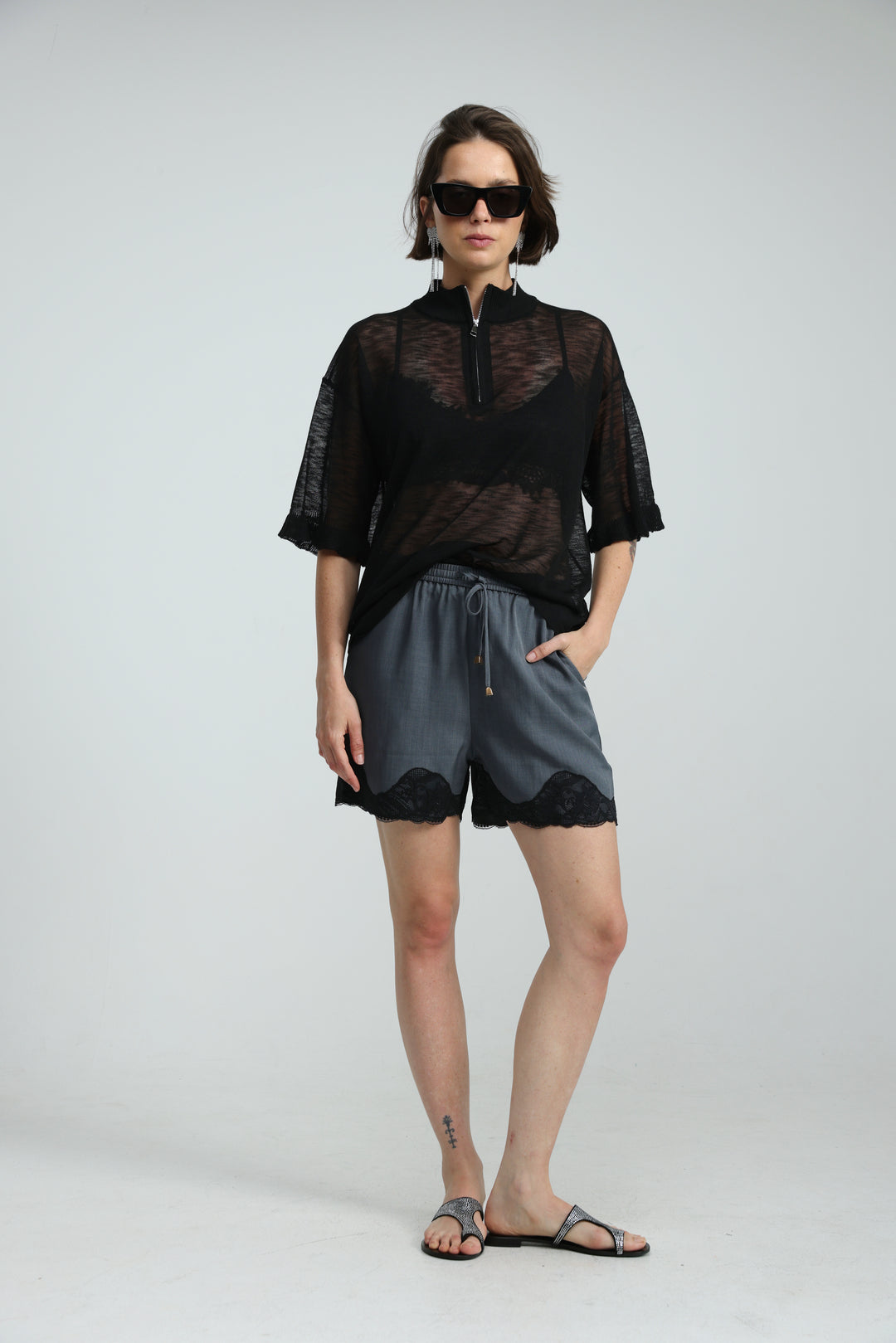 Midnight Grey Shorts