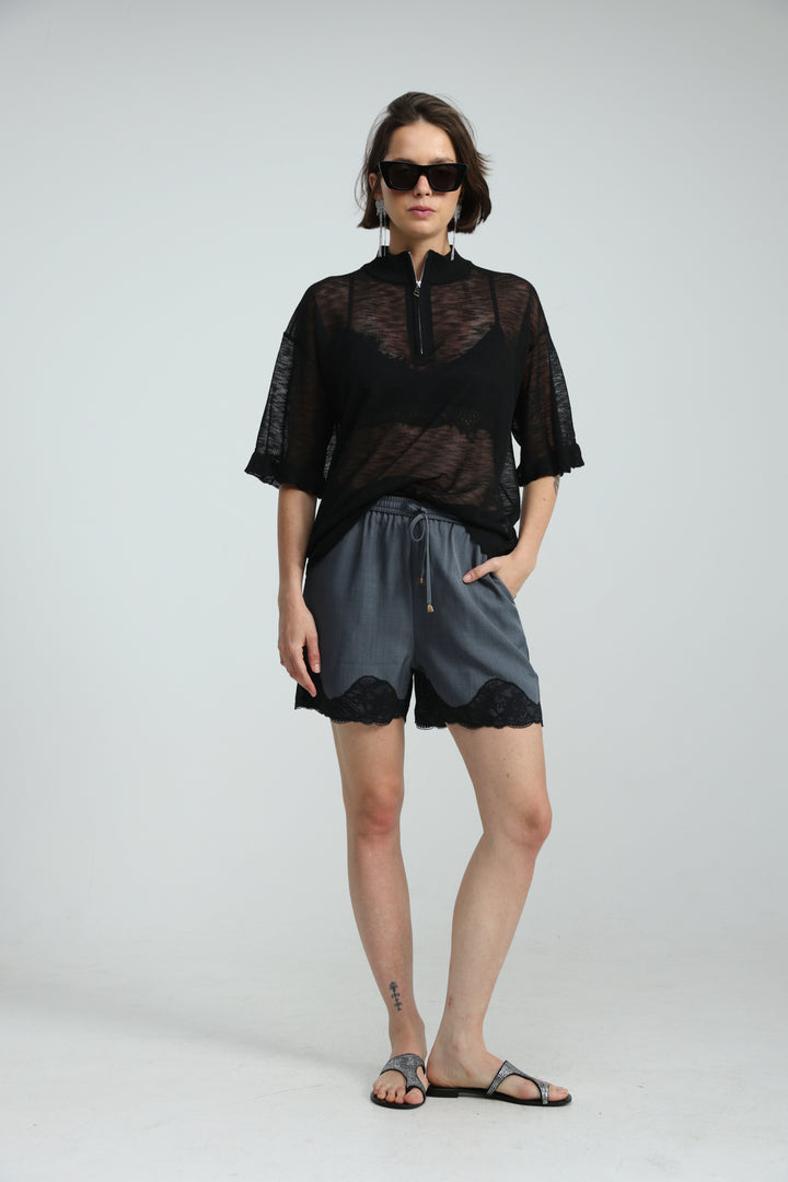 Midnight Grey Shorts